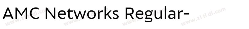 AMC Networks Regular字体转换